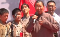 电视剧《寻找王小二》开机仪式 方青卓说服装是用沙石磨损做旧的