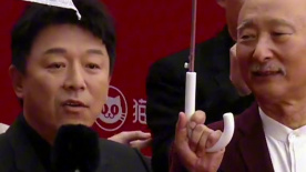 陳佩斯 黃渤北影節(jié)紅毯 聊跟彼此合作的感受