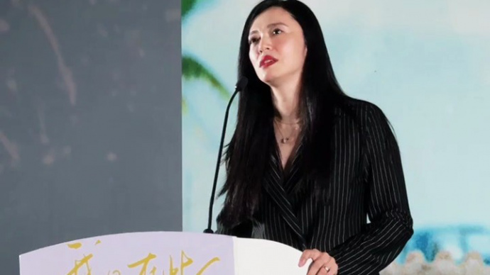 姚晨谈中巴电影交流 赠送《脐带》黑胶唱片给巴西第一夫人