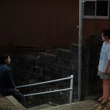 夏日沙灘上