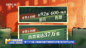 第二十七届上海国际电影节展映单元开票 首次双平台开抢