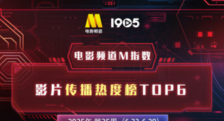 电影频道M指数 | 第25周热映影片传播热度榜发布