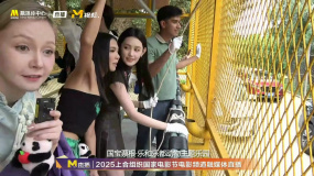2025上合组织国家电影节 蒋依依投喂狮子和狮子上演拔河赛
