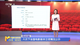 六月下全国电影剧本立项情况公示