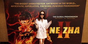 《哪吒2》洛杉磯特別放映會(huì) 楊紫瓊、郭帆同框！