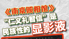《南京照相館》“仁義禮智信”是民族性的顯影液