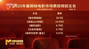 2025暑期档总票房119.66亿元 《南京照相馆》夺得冠军