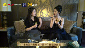 金熊猫光影绽放中国行  记者品尝谭松韵的美食外卖