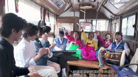 在铛铛车上欣赏延边州级非遗时调唱