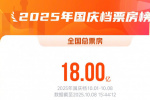 2025国庆档票房破18亿!《志愿军:浴血和平》领跑