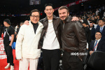 成龙、梁朝伟、小贝、李栋旭等观战NBA中国赛