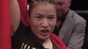 張偉麗談“格斗女王”刻板印象 幽默回應(yīng)“我是不會(huì)家暴的”