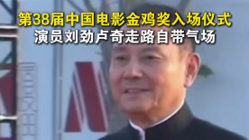 第38届金鸡奖入场仪式 刘劲卢奇走路自带气场
