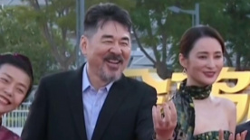 第38届金鸡奖入场仪式 陈建斌蒋勤勤夫妇好甜啊