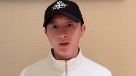 单板滑雪爱好者韩庚 邀请大家来到美丽呼伦贝尔！